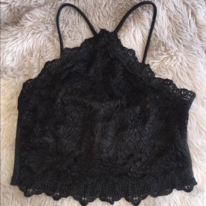 Lace Crop Tank